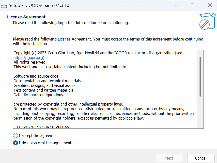 setup license