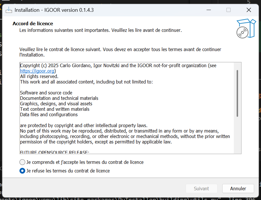 setup license